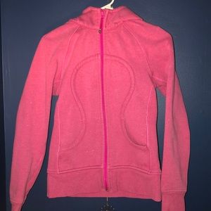 Pink Lululemon Zip up